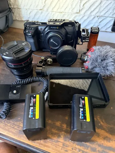 Blackmagic câmera pocket 4k