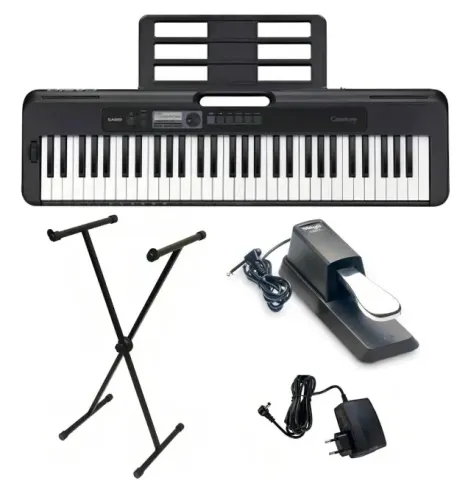 Vendo Teclado Musical Casio Ct-s300 + Pedal Sustain Suporte Fonte