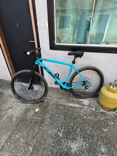 Bicicleta Alumínio Aro 29 KSW Freio Disco XLT Cor Azul Quadro 21