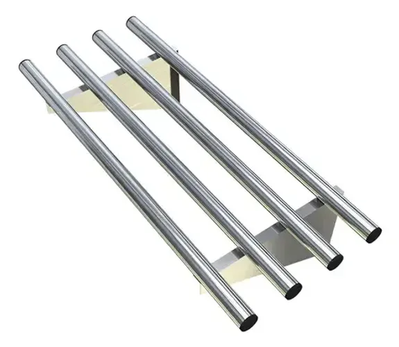 Prateleira Aco Inox Tubular 100x30cm (Usada)