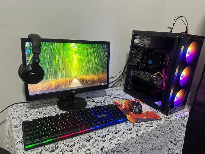PC GAMER I5-9400F 9ª GERAÇÃO + RX 580 8GB + SSD 240GB | ACEITO TROCA / ACEITO PROPOSTA