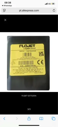 Bomba de Diafragma acionada por ar Flojet g575205A