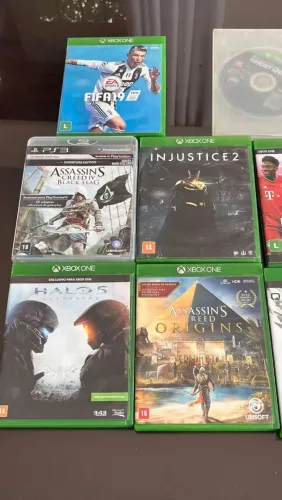 LOTE jogos Xbox One e ps3