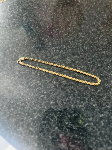 Pulseira feminina ouro 18k 18cm