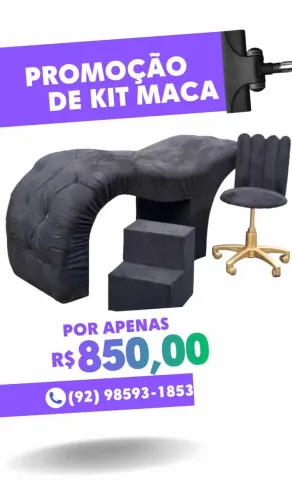 Kit Maca Sobrancelhas 