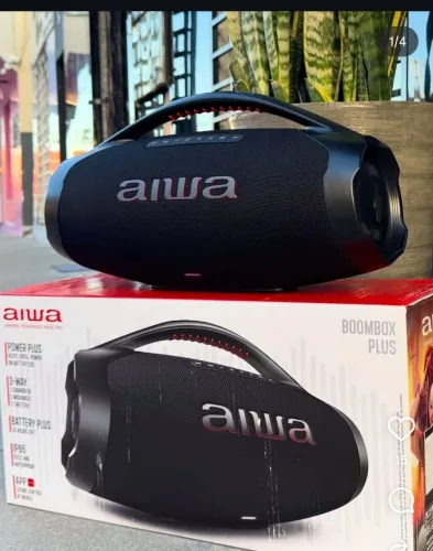 Caixa de Som Boombox AIWA Plus Preto lacrada