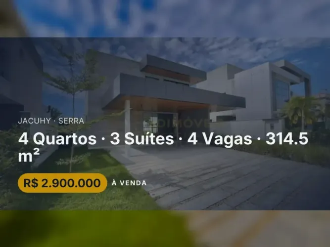 Viva com estilo no Jacuhy: casa duplex com tecnologia e conforto absoluto!