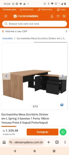 Vendo mesa pra escritório diretor novo ainda na embalagem