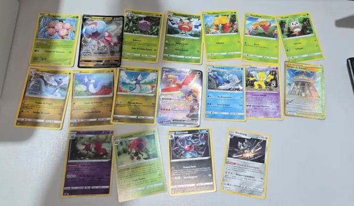 Cartinhas de Pokémon.