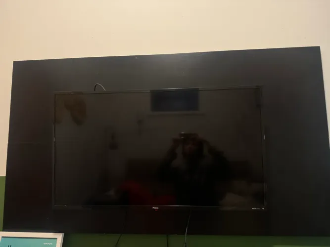 Painel TV mdf preto 90x160