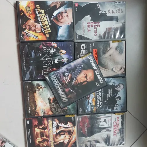 Lote 9 DVDs 55 reais ou 10 cada