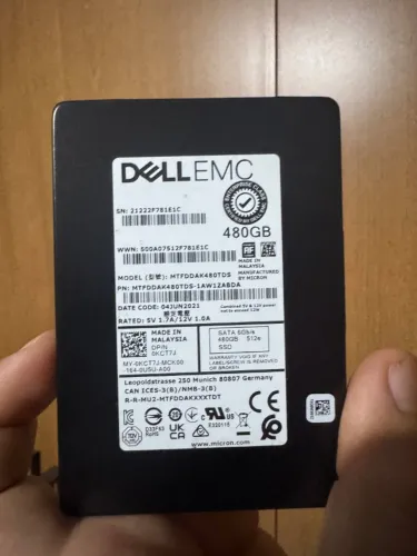 SSD Dell EMC / Micron 480GB SATA III - Linha Corporativa/Enterprise