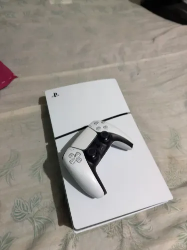 PS5 Slim Impecável - Pouco Usado, Completo!