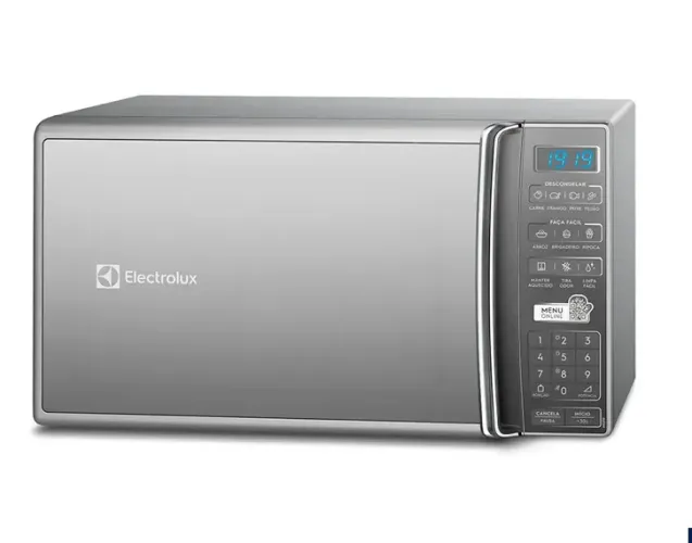 Micro-ondas Electrolux 27L cor Inox Espelhado