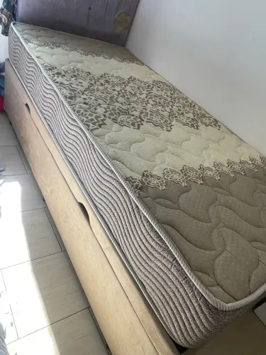 Cama box baú + colchão espuma ortopédico VIÚVA