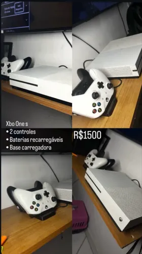 XBOX ONE S C/ CONTROLES