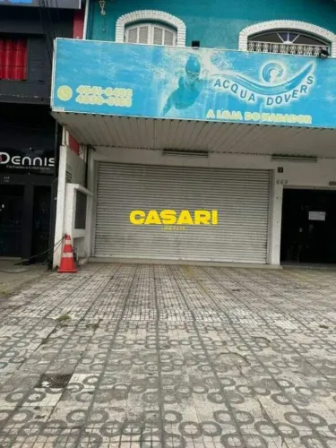 Salão comercial para alugar no Planalto 180 m² com subsolo em São Bernardo do Campo