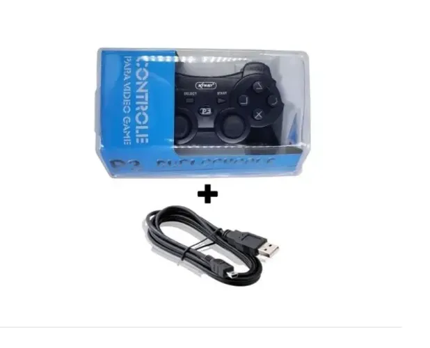 CONTROLE BLUETOOTH SEM FIO USB P/ PC/ PS3 KP-GM006