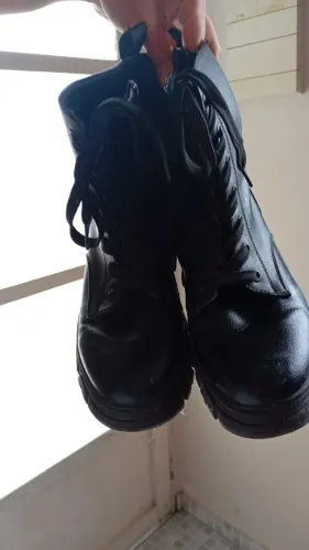Bota Coturno Preto Feminino Tam 37 - Estilo Tratorado