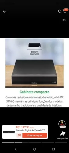 Gravador digital de vídeo aintelbtas MHDX 3116 C série 3000