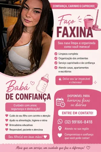 Babá e faxineira