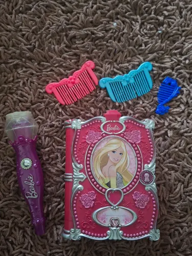 KIT / LOTE BARBIE, castelo de diamante, sereia das perolas, diário da barbie e Glitter gla
