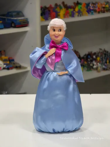 Boneca Fada Madrinha Cinderela Disney 28cm Importada