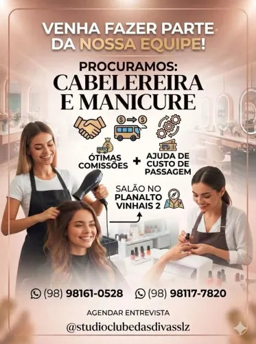 Cabeleireira e manicure