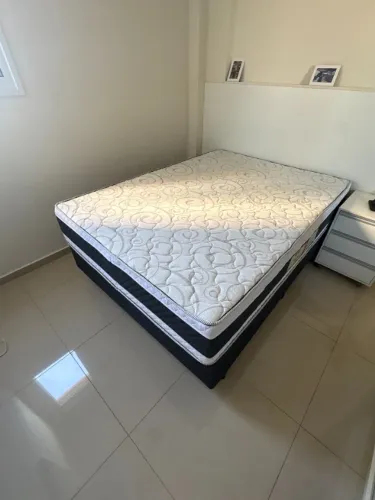 Cama Box Casal + Colchão Biflex