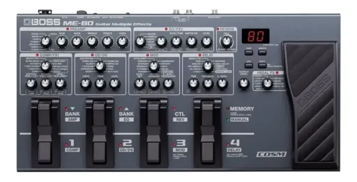 Pedal de efeito Boss Guitar Multiple Effects ME-80