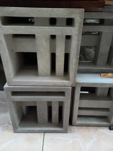 cobogó de cimento, 39×39 15,00 cada faço por encomenda