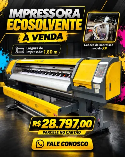 Impressora econsolvente boca de 1.80cm