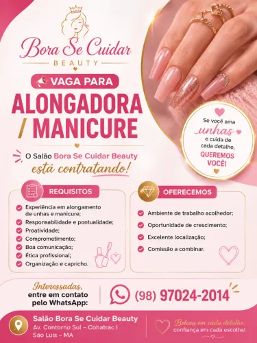 Vaga de alongadora / MANICURE 
