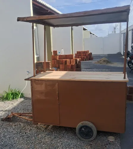 Carro Reboque / Food Cart - Estrutura em Metalon + Alumínio