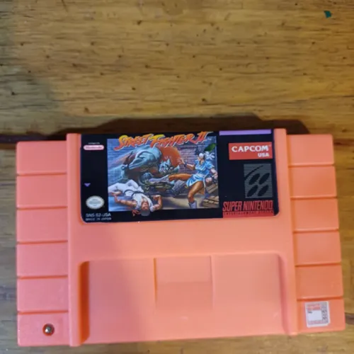 Cartucho super nintendo street fighter 2