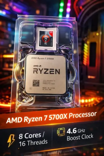 Ryzen 7 5700X - NOVO - OEM - PROCESSADOR - AMD - AM4 - DDR4 - SOMENTE VENDA