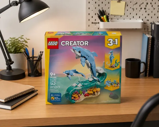 LEGO Creator 3em1 Animais Marinhos: Golfinhos Lindos