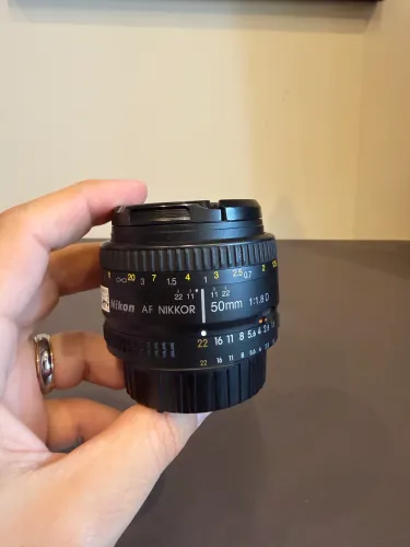 Lente para nikon - nikor 50mm fixa