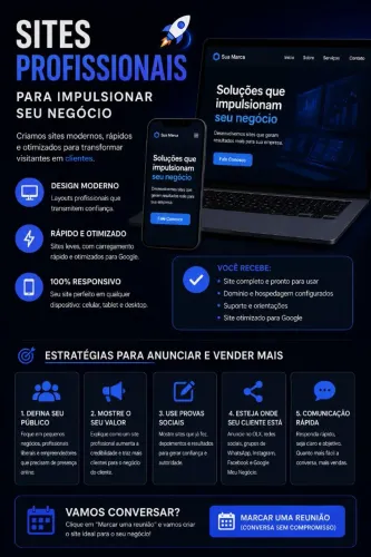 ?SEU NEGÓCIO ESTÁ PERDENDO CLIENTES POR NÃO TER UM SITE?