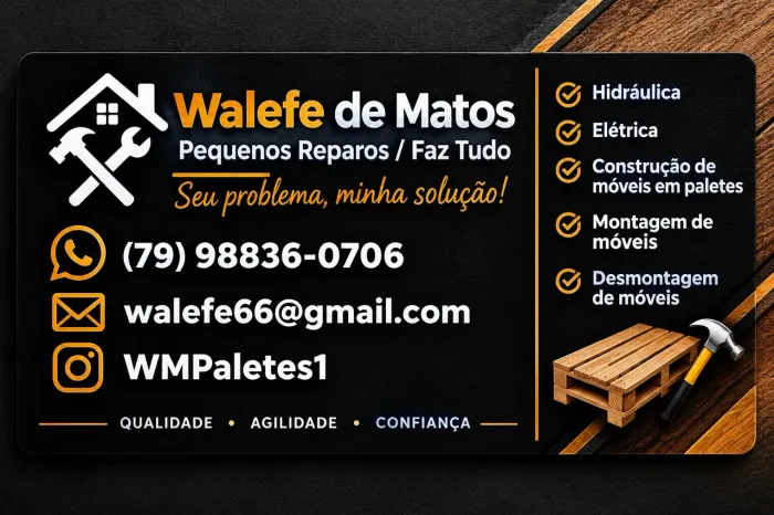 Marido de aluguel/faz tudo