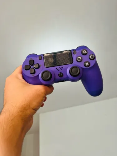 Controle PS4 Roxo Bluetooth Sem Fio