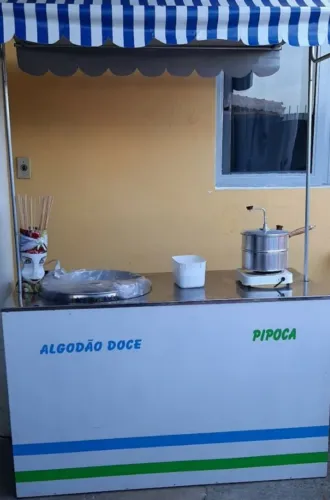 Barraca para algodao doce