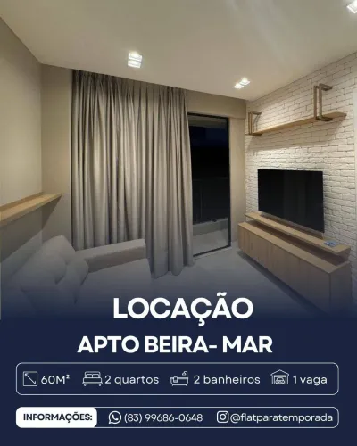 Apartamento 02 quartos para locação no BESSA, em João Pessoa  PB: