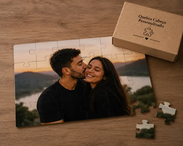 ? QUEBRA-CABEÇA PERSONALIZADO EM MDF - O PRESENTE QUE EMOCIONA!