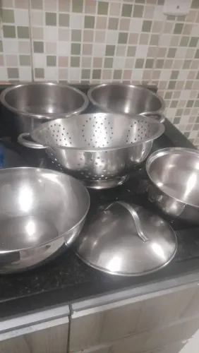 6 peças de inox
