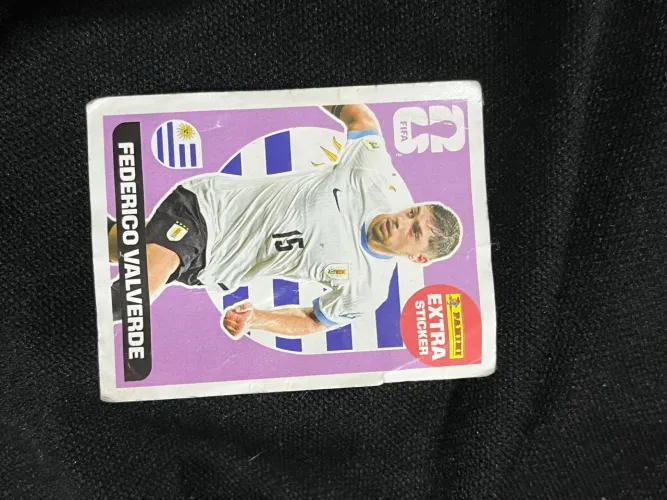 Figurinha Extra Sticker Federico Valverde | Copa do Mundo 2026