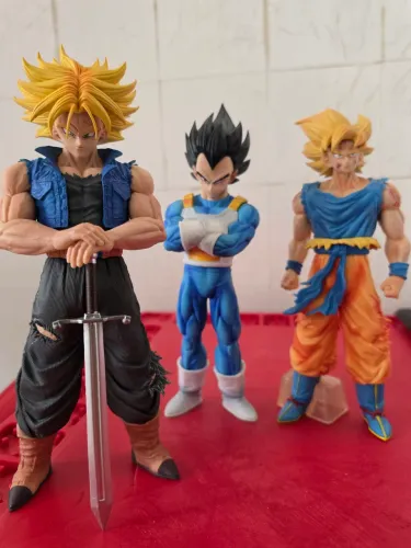 Lote de 3 action figure dragonball z