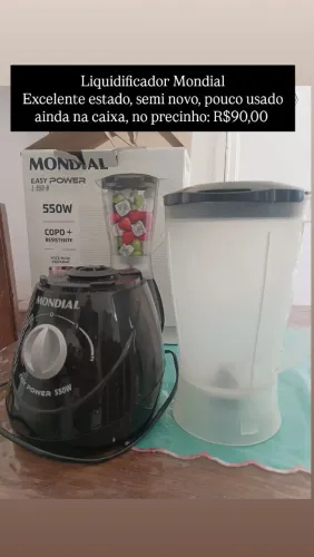 LIQUIDIFICADOR MONDIAL