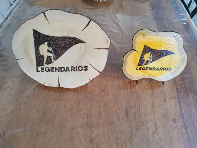 Bolachas personalizada legendários madeira