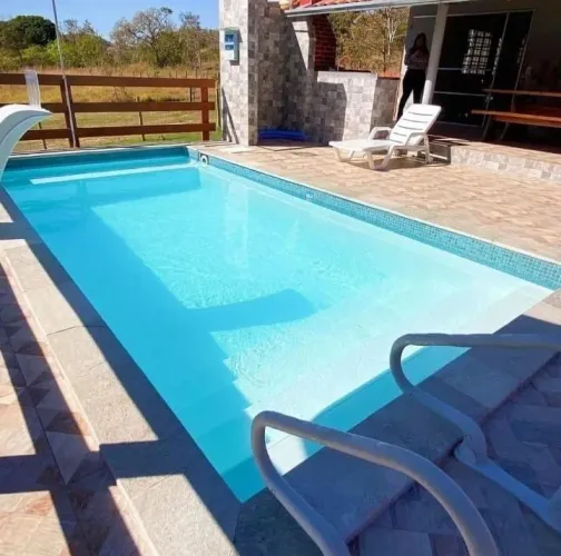 Piscina 3 a 8 metros com 20% Completa e Instalada 
